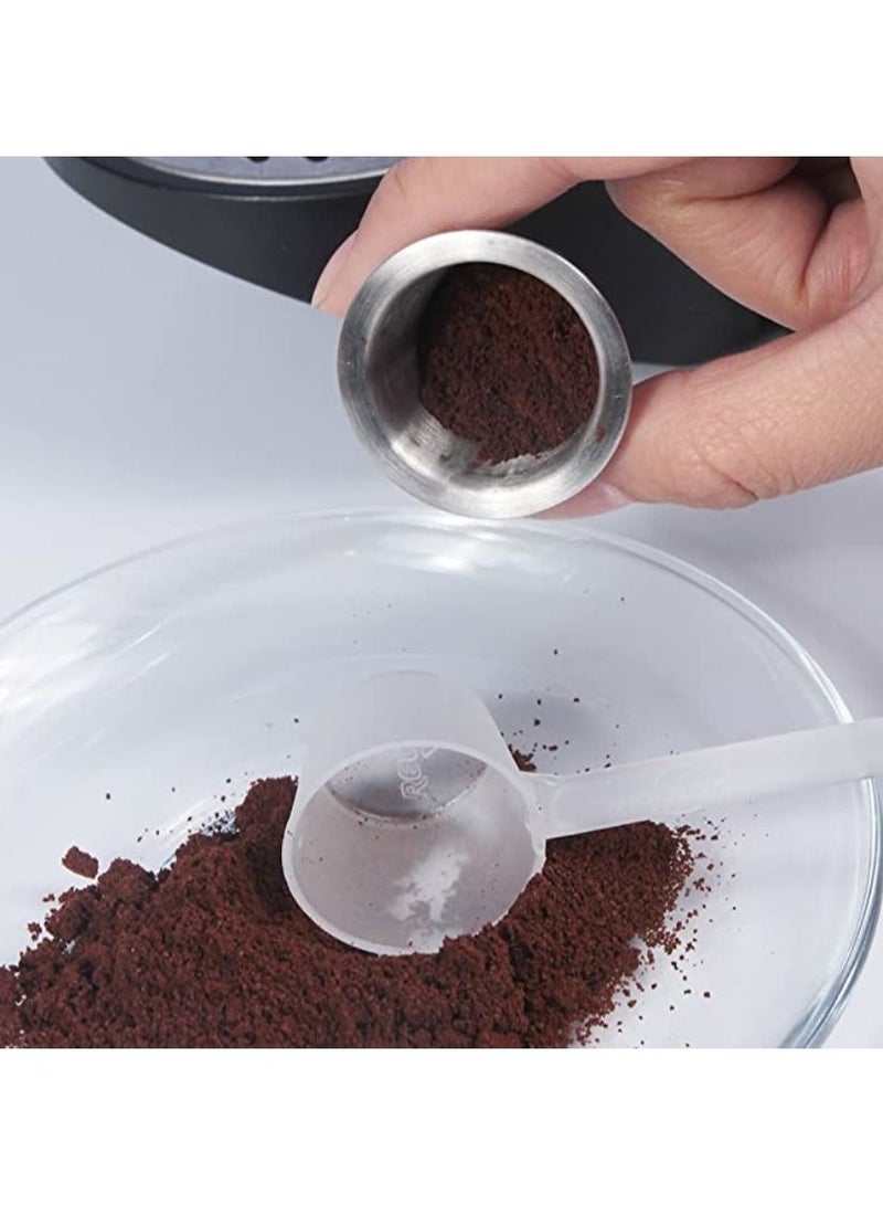 ريكابس كبسولات قهوة نيسبريسو ماركة ريكابس معدنية قابلة لإعادة الملء  (3 كبسولات حجم أصلي + 120 غطاء) - Image 3