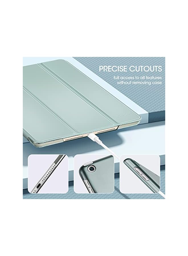 Procases Ipad 10.2 Case 9Th Gen 2021/ Ipad 8Th Gen 2020/ 7Th Gen 2019, Slim Stand Hard Back Shell Protective Smart Cover Case For 10.2 Inch Ipad 9/8/7 -Lightgrey - Image 5