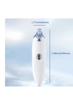 Generic Blackhead Vacuum Remover, Powerful Portable Facial Pore Cleaner With 4 Probes, Remove Blackhead In Gentle And Safe Way  - Image 2