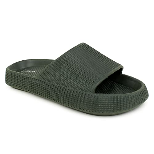 Hygear Men's Xpress Olive green Slippers_10 UK (HG-GE-1004) - Image 1