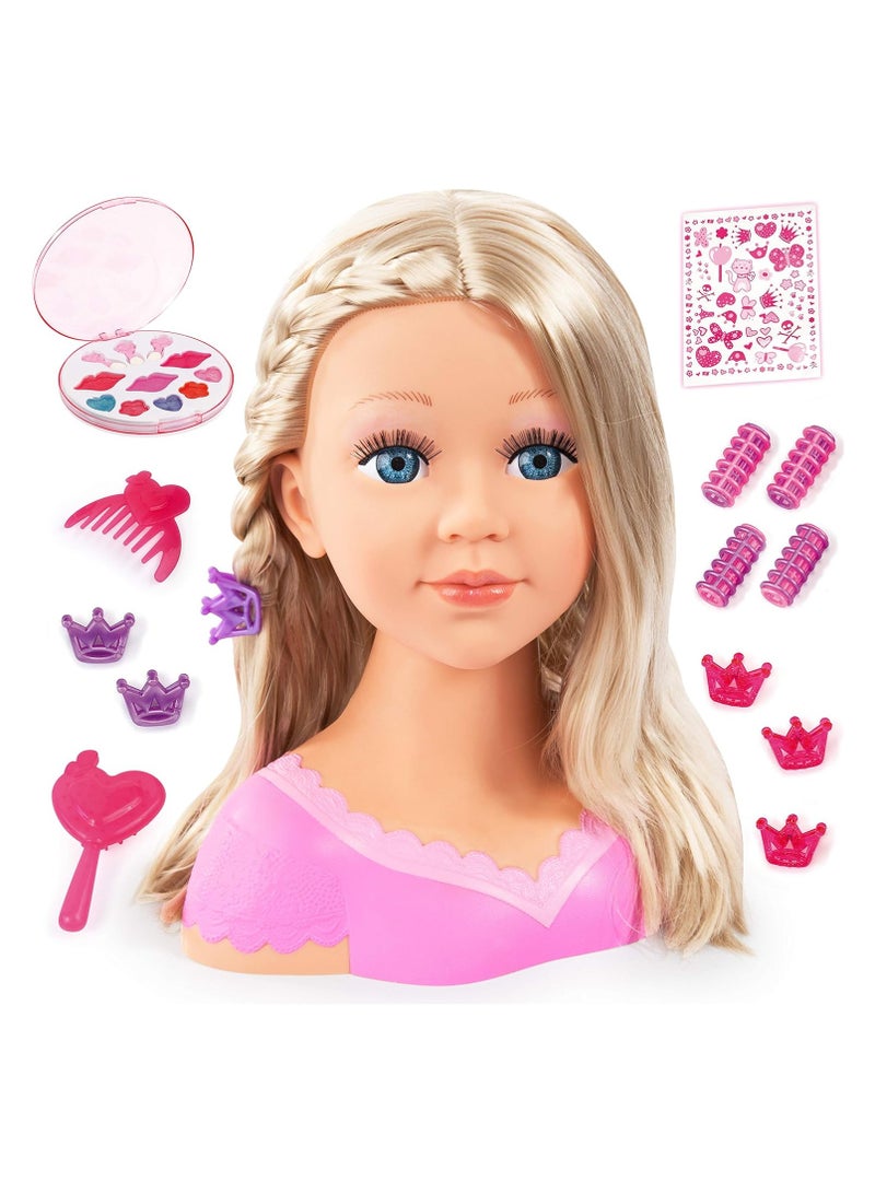 Bayer Charlene Super Model Styling Head wHair Bunches - Image 1