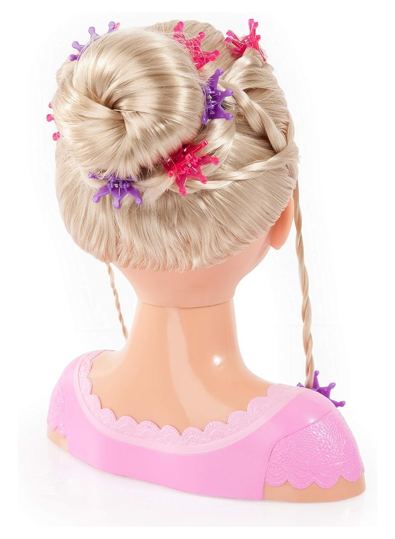 Bayer Charlene Super Model Styling Head wHair Bunches - Image 3