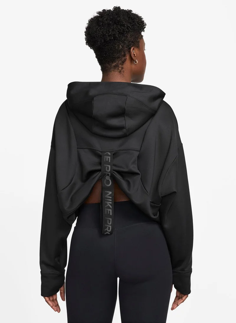 Nike Pro Therma-Fit Graphic Fleece Hoodie