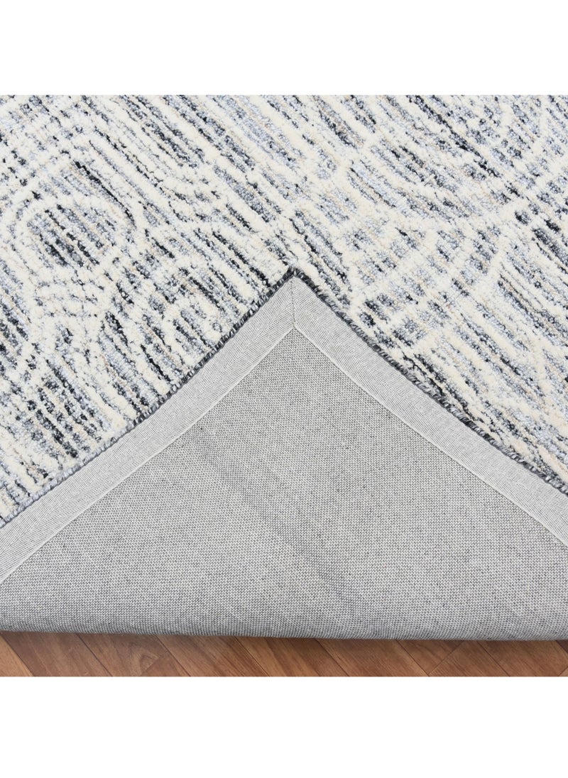 AURUM HOME AH02B Hand Tufted Carpets Indoor Living Dining Bedroom Room and Gallery Area Rugs Loop Cut Pile Wool  - Image 5