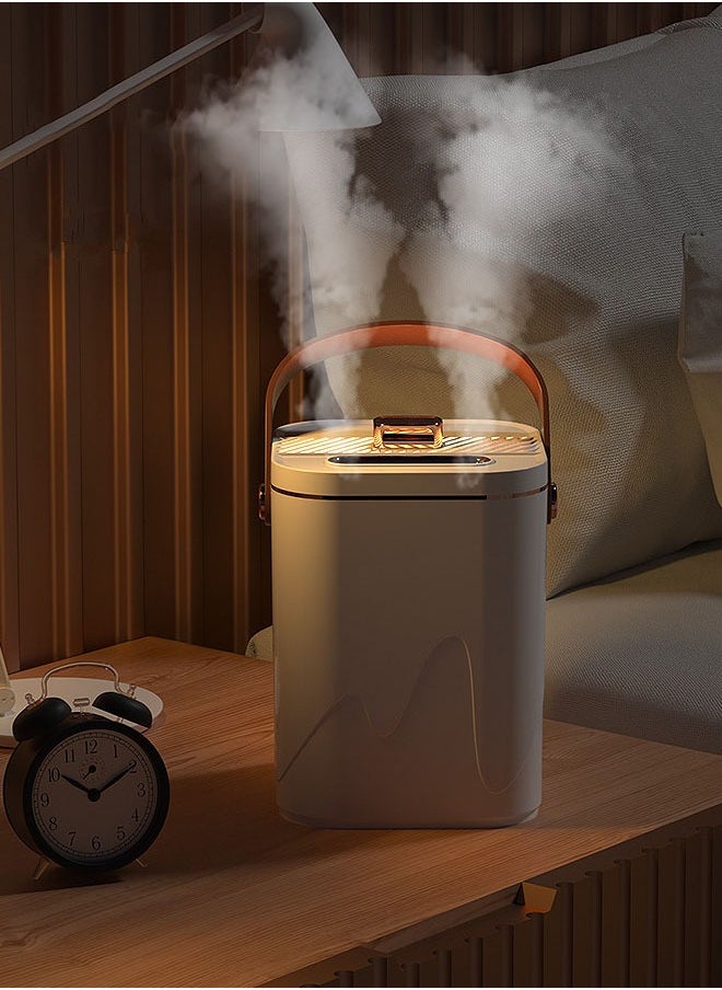 ماركة غير محددة مرطب هواء كبير السعة 1.8 لتر، مزود بمنفذ USB ورذاذ مزدوج مع إضاءة ليلية  - Image 3
