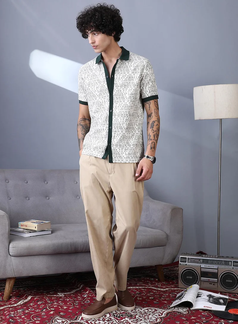 Campus Sutra Campus Sutra Printed Casual Shirt for Men