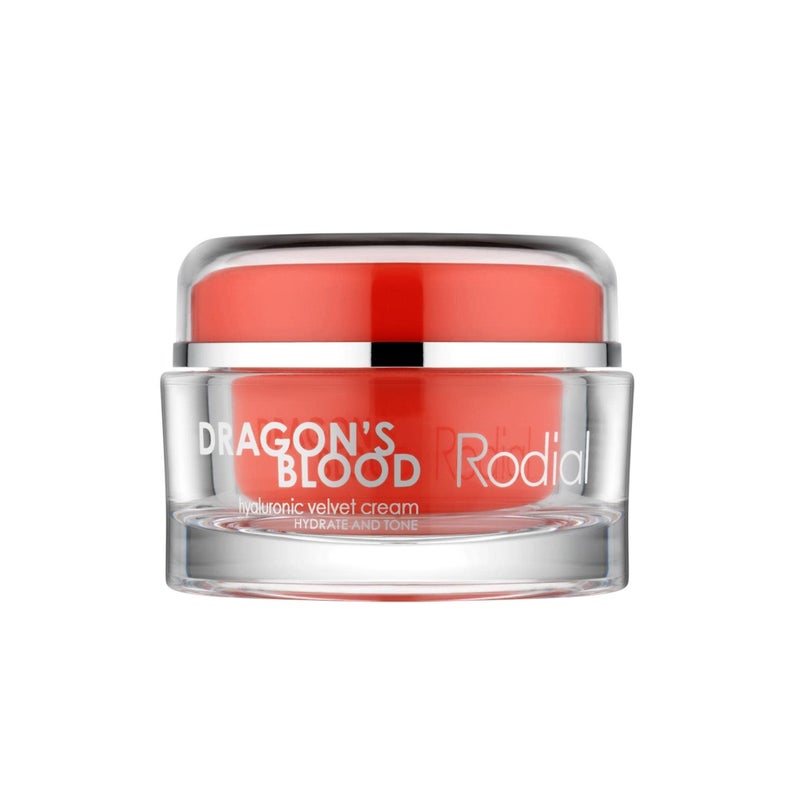 Rodial Dragons Blood Hyaluronic Velvet Cream 169floz  Hyaluronic Acid and Hydromanil to Comfort and Replenish Dry Skin  Buttery and Luxurious Cream Texture  Day and Night Care