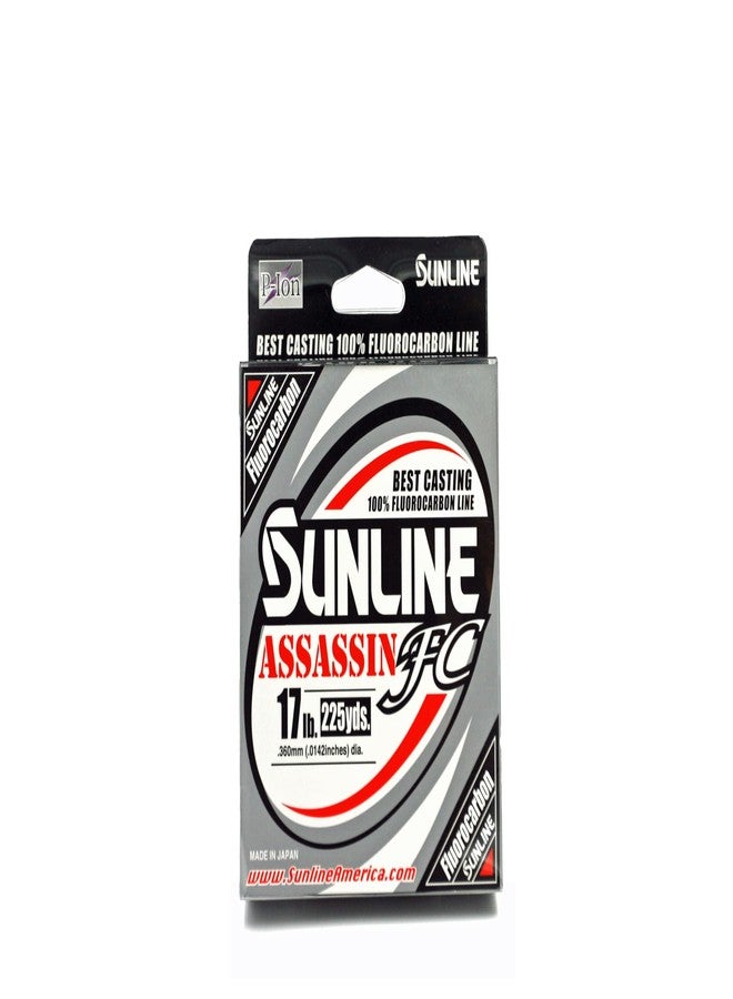 Sunline Assassin FC Fishing Line, 17 Pound 225 Yards, Clear