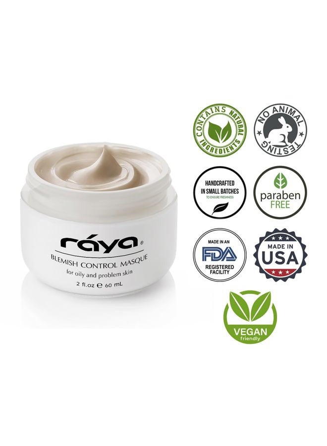 Raya Blemish Control Masque (709) | European Facial Treatment Mask for Oily and Break-Out Skin | Helps Calm Inflammations and Minimize Pores - Image 4