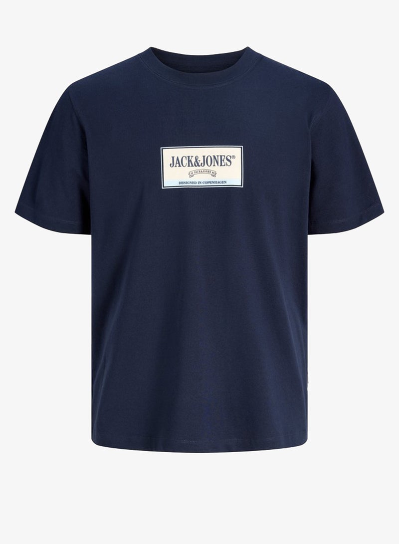 JACK & JONES Plus Size Graphic Crew Neck T-Shirt - Image 1