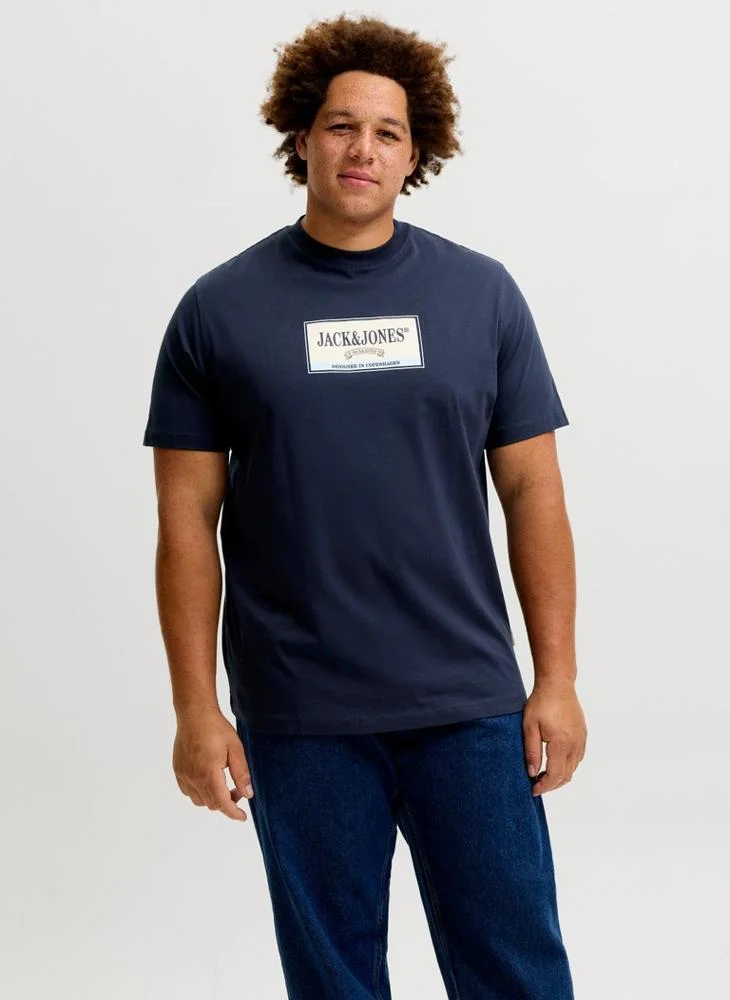 Plus Size Graphic Crew Neck T-Shirt