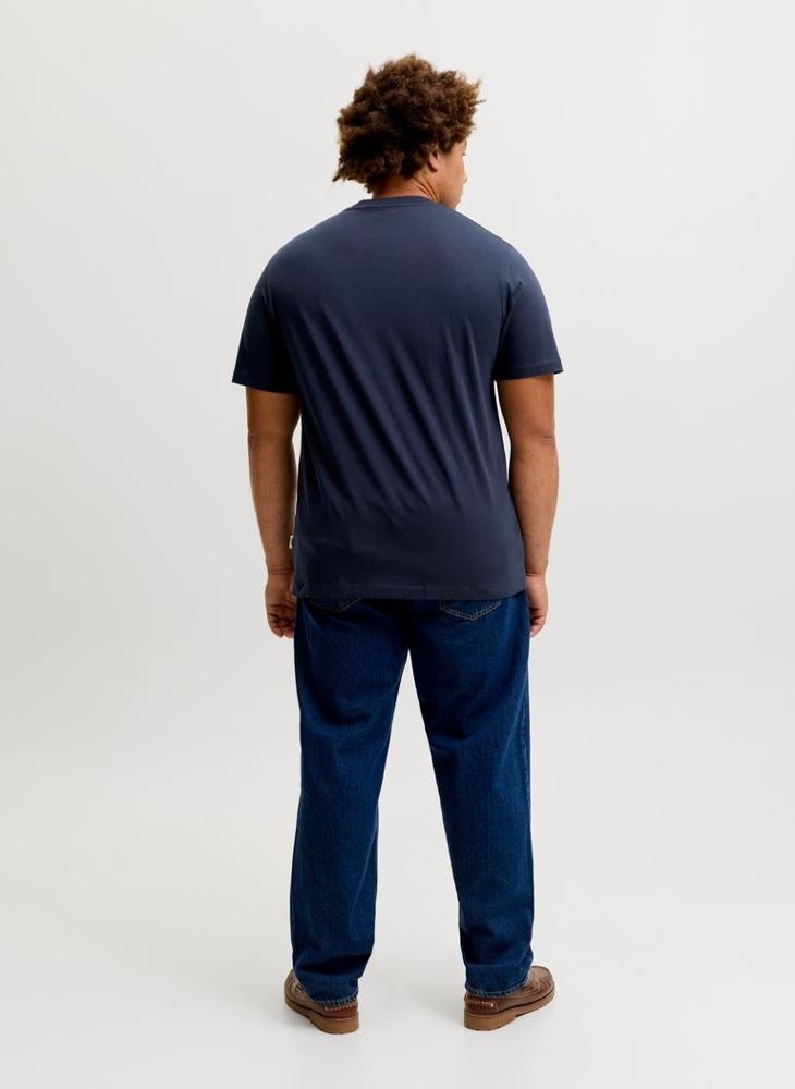 JACK & JONES Plus Size Graphic Crew Neck T-Shirt - Image 2