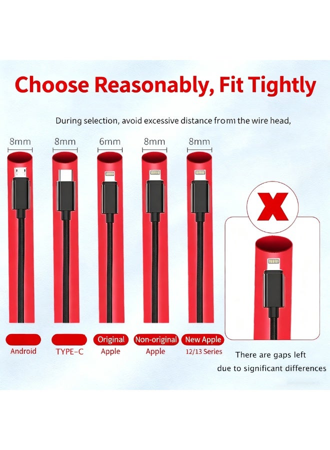 270pcs Heat Shrink Tubing Kit 9 Sizes 3:1 Ratio Shrink Wrap for DIY Sleeving Tube Wrap Cable Wire Premium Large Electrical Waterproof Heat Shrink Tape - Image 5