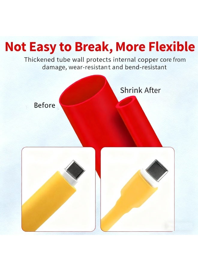 270pcs Heat Shrink Tubing Kit 9 Sizes 3:1 Ratio Shrink Wrap for DIY Sleeving Tube Wrap Cable Wire Premium Large Electrical Waterproof Heat Shrink Tape - Image 4