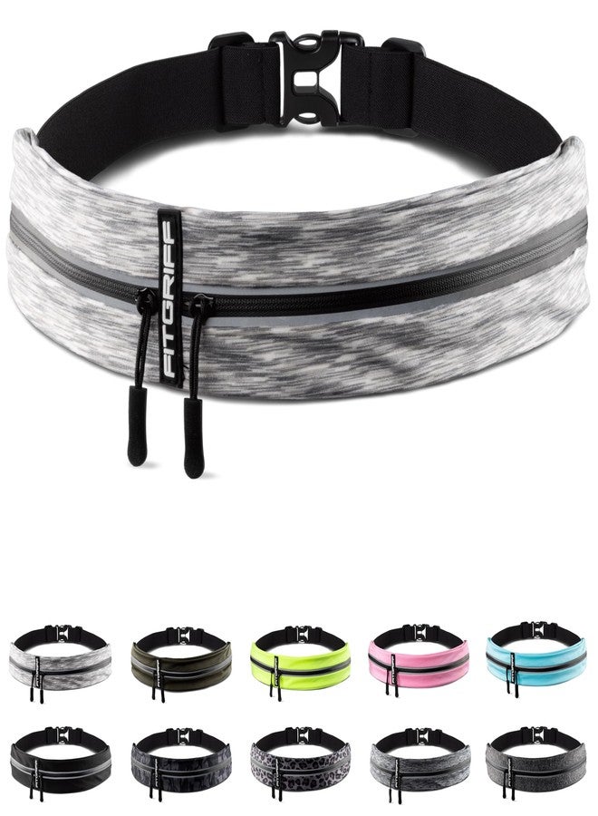 Fitgriff Running Belt for Mobile Phone - Waist Bag, White, 62-90 cm Waist - Image 1