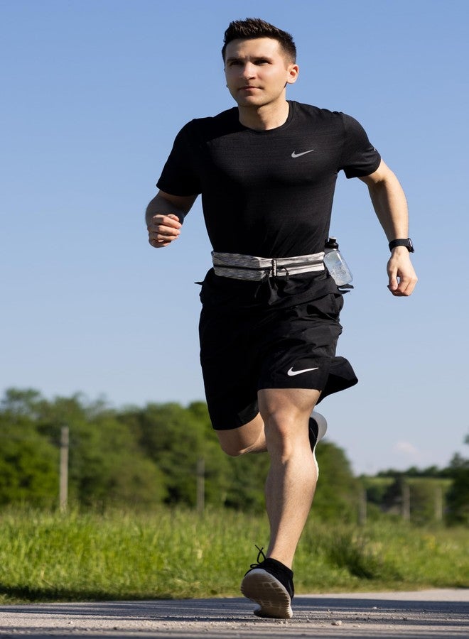 Fitgriff Running Belt for Mobile Phone - Waist Bag, White, 62-90 cm Waist - Image 3