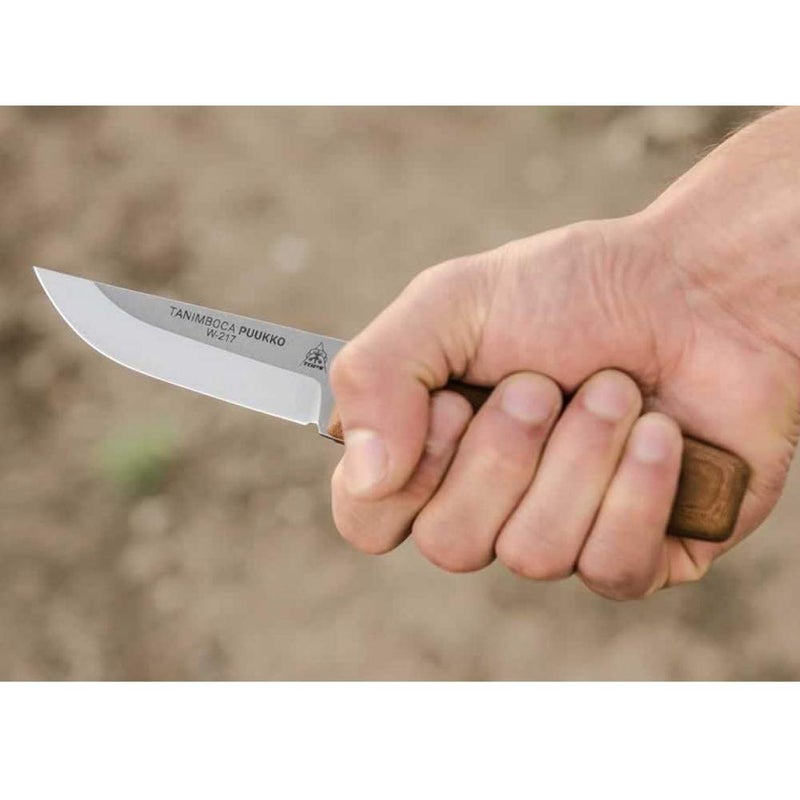 TOPS Knives Tanimboca Puukko 3.63in Drop Point Fixed Blade Knife - TPUK-01 - Image 3