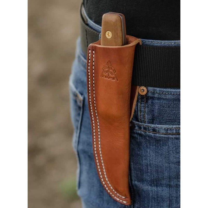 TOPS Knives Tanimboca Puukko 3.63in Drop Point Fixed Blade Knife - TPUK-01 - Image 5