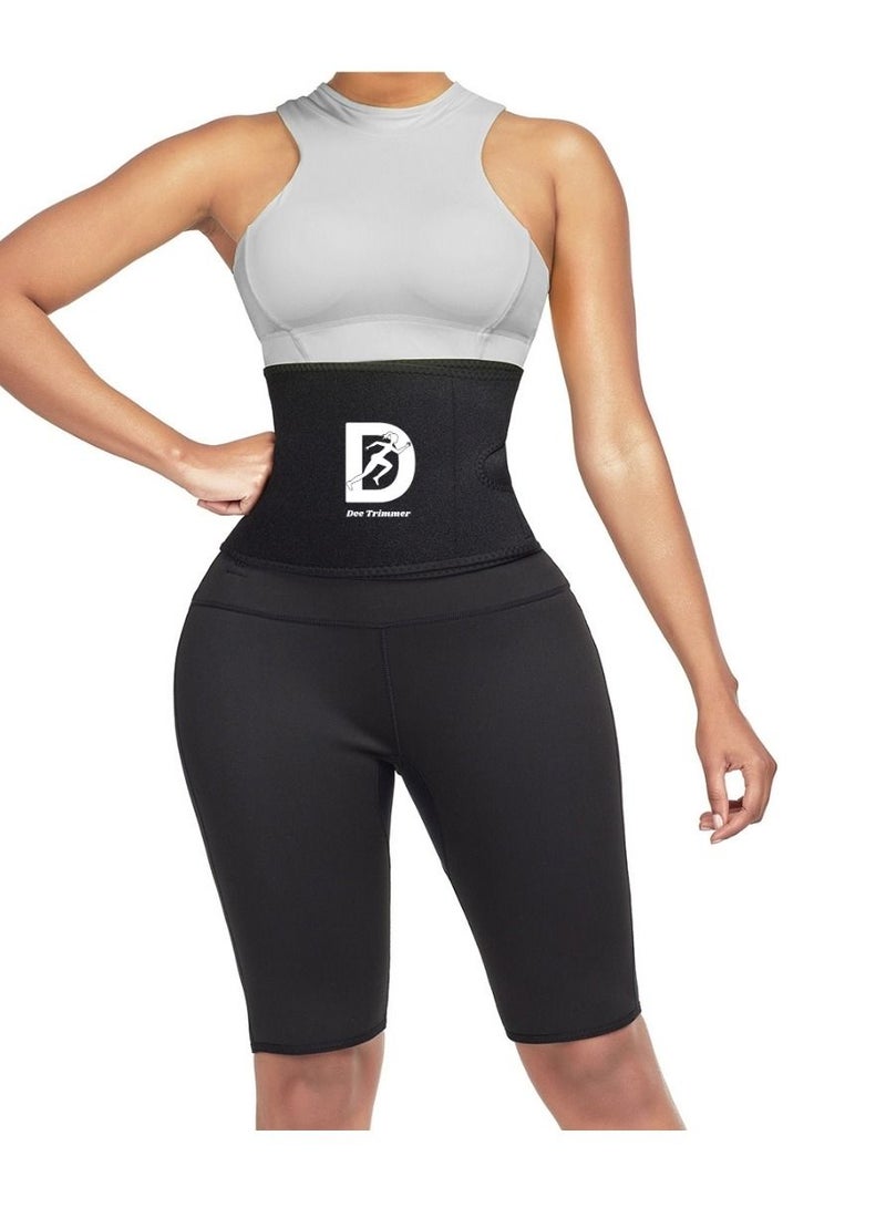 Dee trimmer Sweat More Sauna Control Pants for Women | High-Waist Slimming Fitness Leggings for Yoga, Gym, and Workouts | Tummy Control and Sweat Enhancing Activewear  - Image 1
