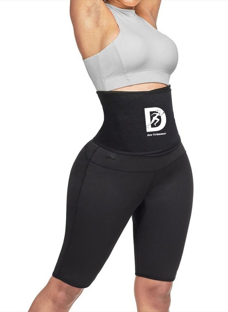 Dee trimmer Sweat More Sauna Control Pants for Women | High-Waist Slimming Fitness Leggings for Yoga, Gym, and Workouts | Tummy Control and Sweat Enhancing Activewear  - Image 2