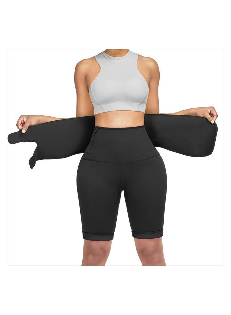 Dee trimmer Sweat More Sauna Control Pants for Women | High-Waist Slimming Fitness Leggings for Yoga, Gym, and Workouts | Tummy Control and Sweat Enhancing Activewear  - Image 3