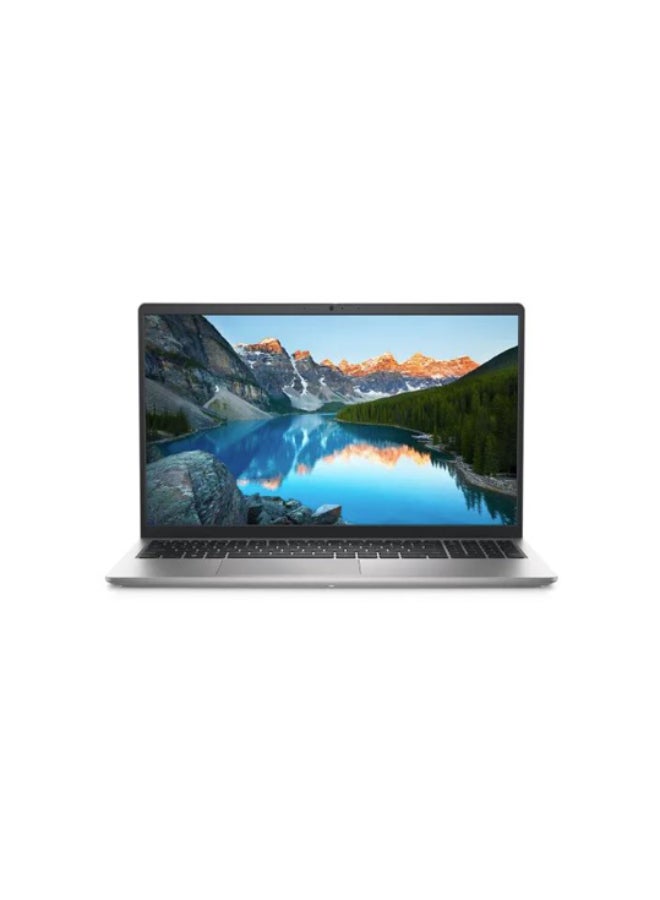 ديل لابتوب Inspiron 3530 بشاشة لمسية عالية الدقة بالكامل (1920×1080) مقاس 15.6 بوصة، معالج Intel Core i5-1334U، ذاكرة وصول عشوائي 8 جيجابايت DDR5، قرص صلب SSD سعة 512 جيجابايت، نظام تشغيل Windows 11، يدعم اللغتين الإنجليزية والعربية، لون فضي الإنجليزية/العربية فضي - Image 1