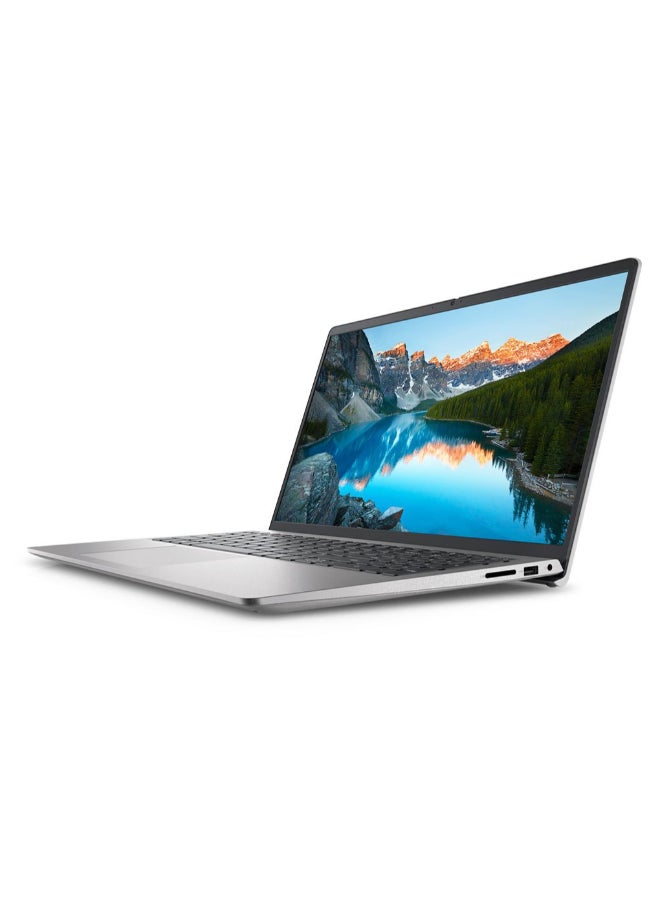 ديل لابتوب Inspiron 3530 بشاشة لمسية عالية الدقة بالكامل (1920×1080) مقاس 15.6 بوصة، معالج Intel Core i5-1334U، ذاكرة وصول عشوائي 8 جيجابايت DDR5، قرص صلب SSD سعة 512 جيجابايت، نظام تشغيل Windows 11، يدعم اللغتين الإنجليزية والعربية، لون فضي الإنجليزية/العربية فضي - Image 2