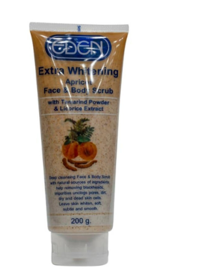 Eden Extra Whitening Face & body scrub 200g