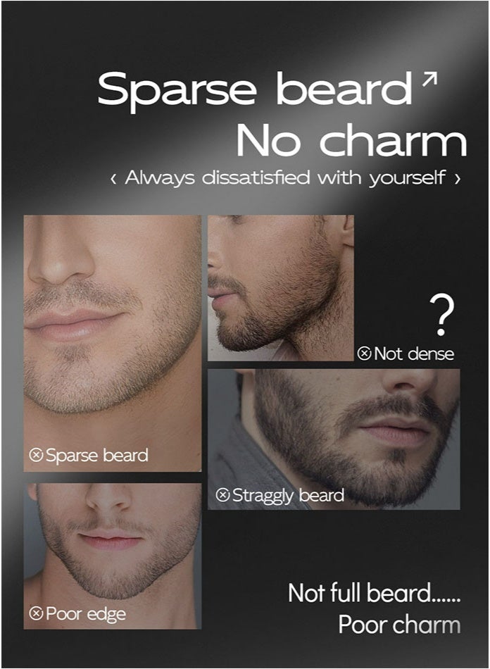 Best-selling 4-color beard color correction pen (with brush head) - 1 waterproof natural thickening hair filling pen, instantly transform into a charming male star - Image 3