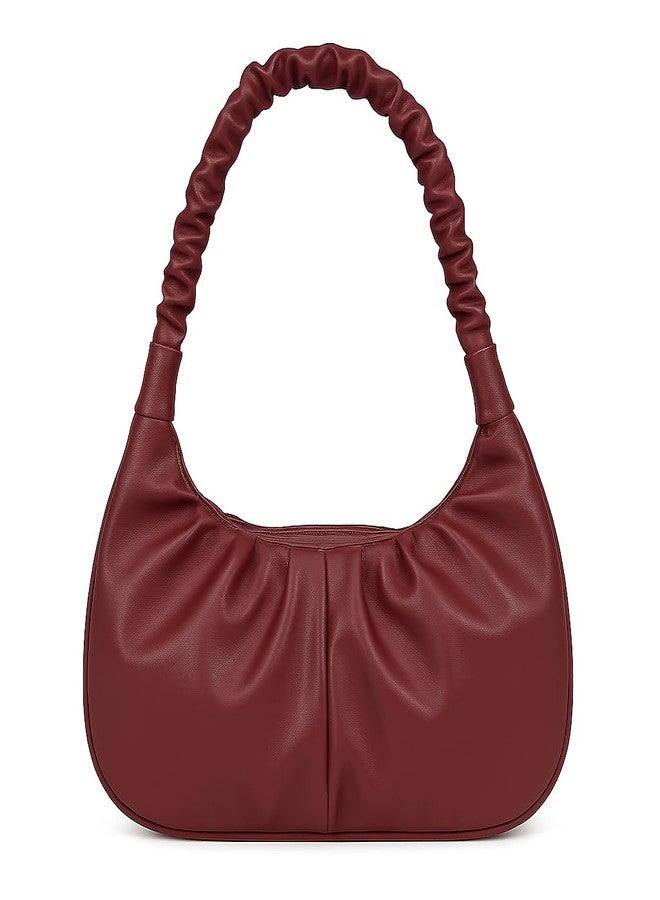 Fargo Vegan Leather Women Sling Bag | Maroon Color - Image 1