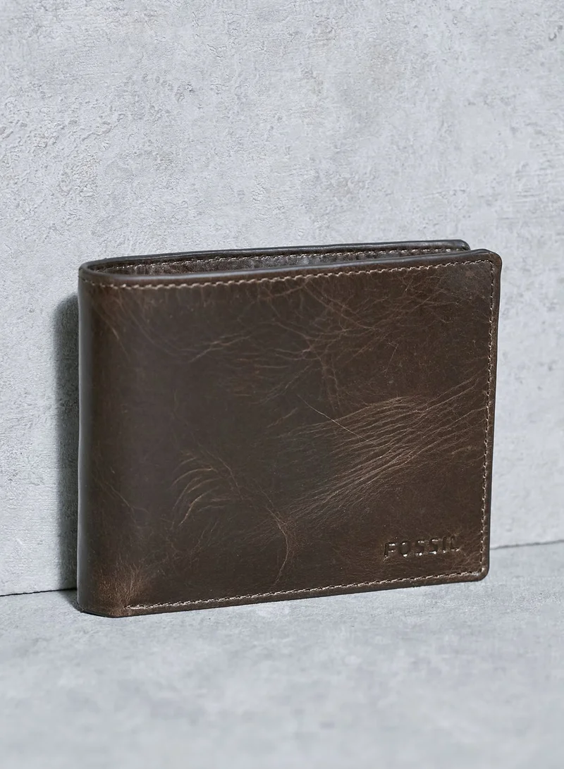 FOSSIL Large Derrick Bifold Coin Wallet