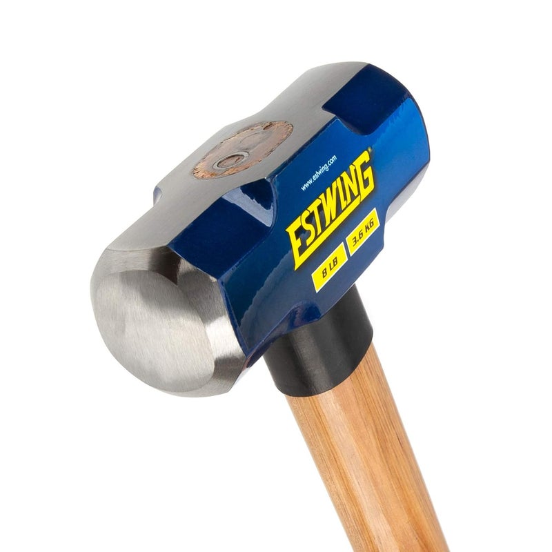 Estwing Sledge Hammer 3.6 Kg, 36" (900mm) US Hickory Wood Long Handle | Heavy Demolition Work, Bending Metals etc.| Handle Length: 900 mm| Head Weight: 3.6 Kg | ESH-836W - Image 2
