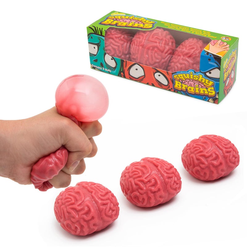 IPIDIPI TOYS ألعاب IPIDIPI كرات دماغية قابلة للضغط للعب والمرح في عيد الهالوين هدايا حفلات أعياد الميلاد حشوات سلال عيد الفصح عبوة من 3 - Image 4