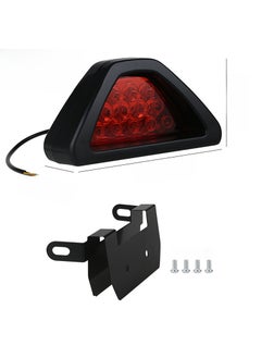 F1 Style LED Triangle Brake Light for Cars Red