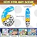 AXBMM 40 Inch Number 6 Balloon Blue Clouds Toy Cartoon Story Inspired Supplies for Birthday Garland Arch Kit Farm Party Favor - Image 4