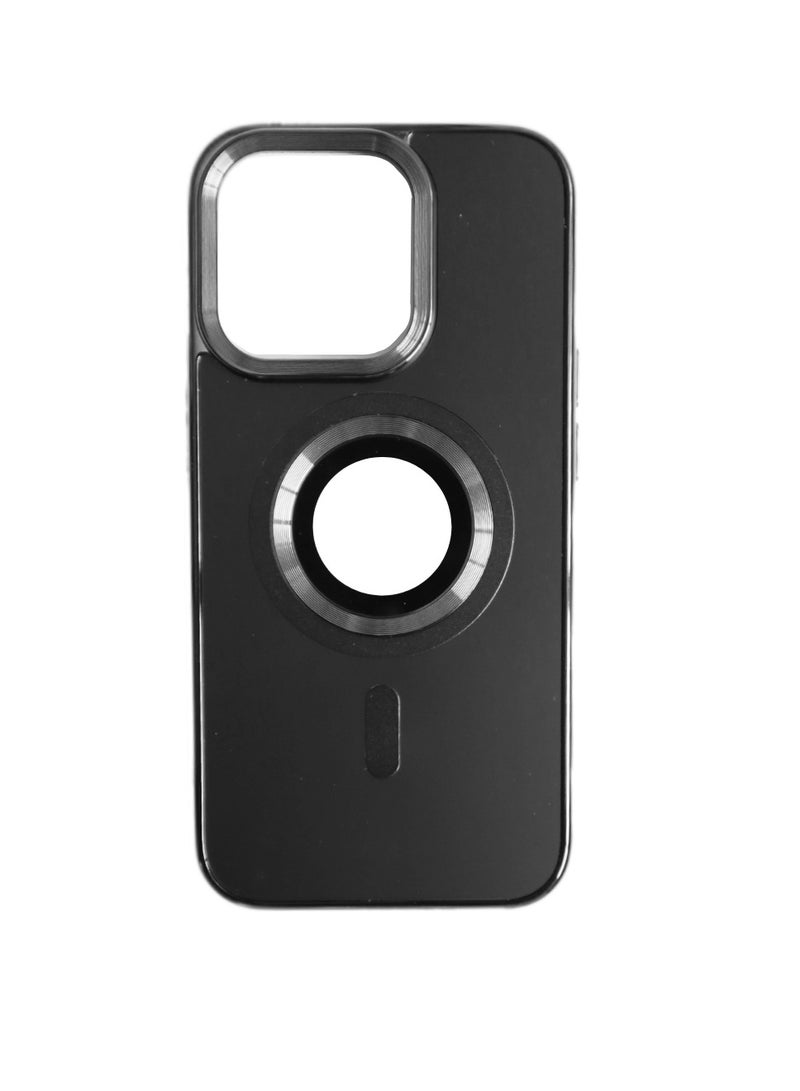 iPhone 15 Pro Max MagSafe Case 6.7 inch Matte Magnetic Shockproof Protective Phone Case Cover For Apple iPhone 15 Pro Max Black