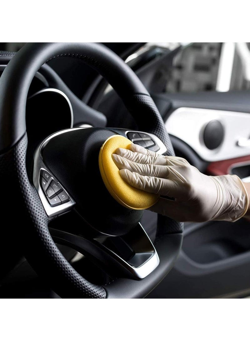 general Microfibre hand polishing sponge wax applicator pad for waxes polishes paint cleaner car polish instead of polishing machine - Image 4