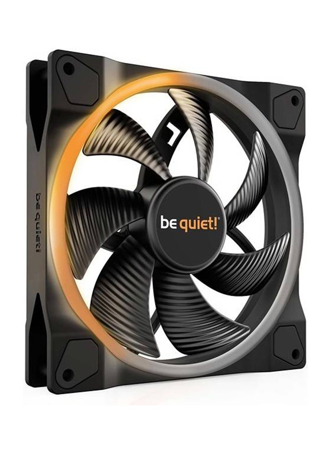 be quiet! Light Wings 140mm PWM a RGB Case Fans, 7 Silence-Optimized Fan Blades, Up To 95.14 CFM Airflow And 1500 RPM Fan Speed, Rifle Bearing Technology, Single Pack | BL074  - Image 1