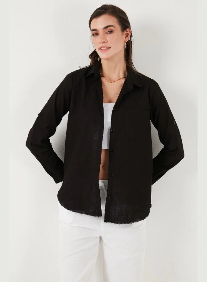 Lela Cotton Regular Fit Pocket Shirt Women's SHIRT CF25S16992