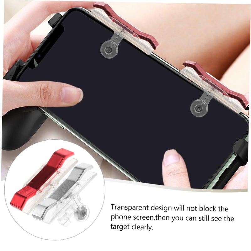 Metal Phone Game Controller 2 Pairs Trigger Buttons Sensitive Aim Key Joystick for Smartphones - Image 4