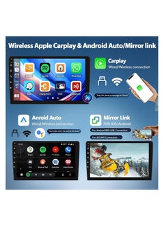 SHEZA STAR Android Car Stereo for Ford Fusion 2009-2012 4GB RAM 64GB ROM Support Carplay, Mirror Link Wi-Fi BT, Radio GPS Navigation, 10 Inch IPS Touch Screen with AHD Camera Included  - Image 3