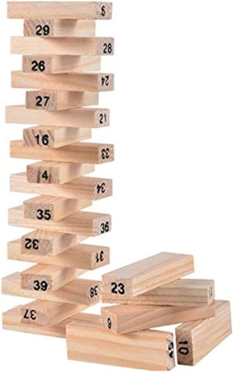 Wooden Puzzle Game 54 Pcs Interlocking Intelligence Toys Intelligence Puzzle Bite Logic for Adults and Kids All Ages