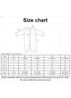 RedMapleTEK Infant and toddler pure cotton one-piece long-sleeved crawling suit 3-piece set  - Image 2