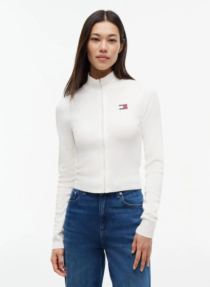 Tommy Jeans Tommy Badge Slim Zip-Thru Cardigan