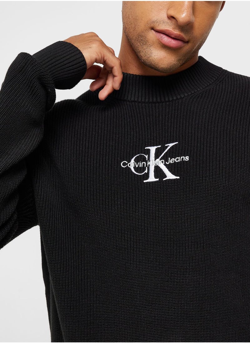 Calvin Klein Jeans - Logo Crew Neck Sweater - Image 1