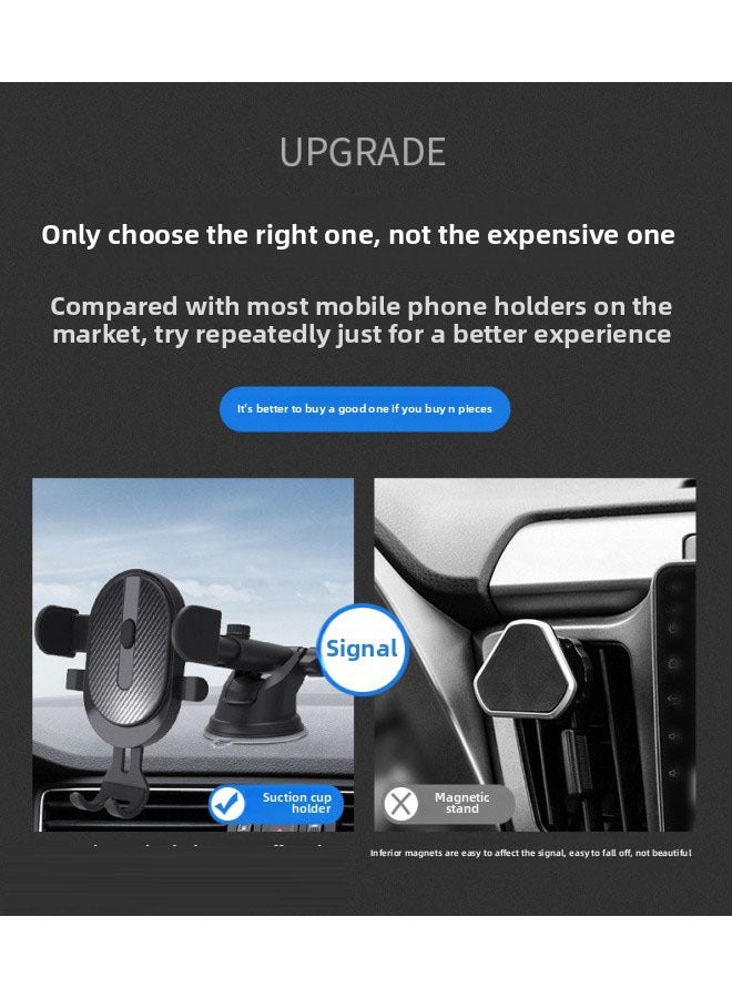 Universal Car Phone Holder [Air Vent Air Conditioner Car Holder Suitable for iPhone 15 Plus, 15 Pro/Max, 14 /13/12/11 Series, Samsung S23 All Mobile Phones and Cars Black - Image 4