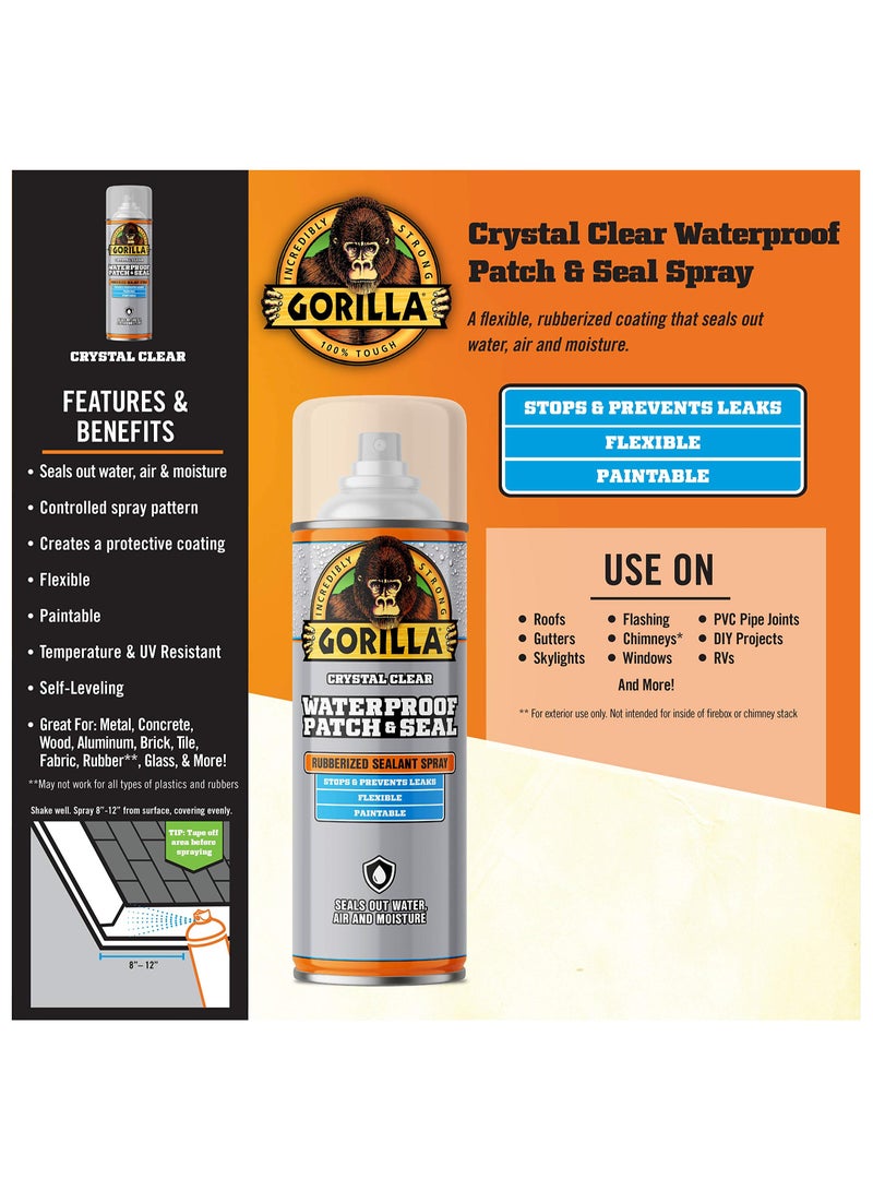 Gorilla Gorilla Waterproof Patch & Seal Clear Spray 396 g  - Image 2
