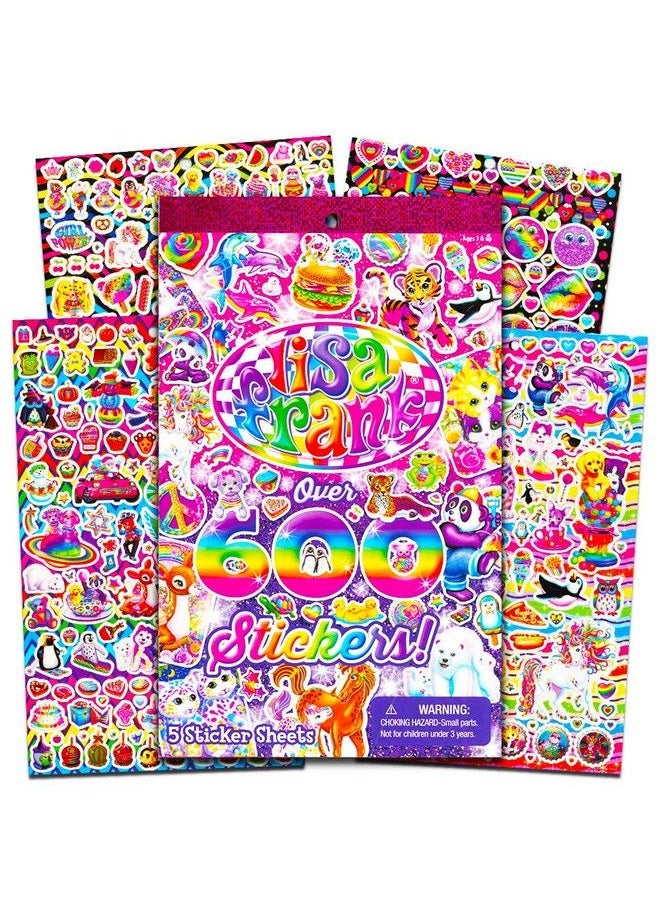 Lisa Frank - Sticker Pad Over 600 Stickers - Image 1