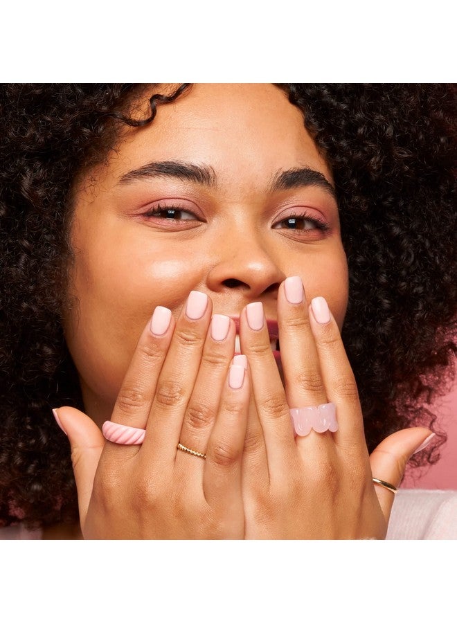 le mini macaron One Step Gel Nail Polish 3In1 Base Coat, Color And Top Coat. Salon Quality | Smudgefree | Chip Free | Long Lasting | Quick Drying | Soak Off | Glossy (Fairy Floss) - Image 4