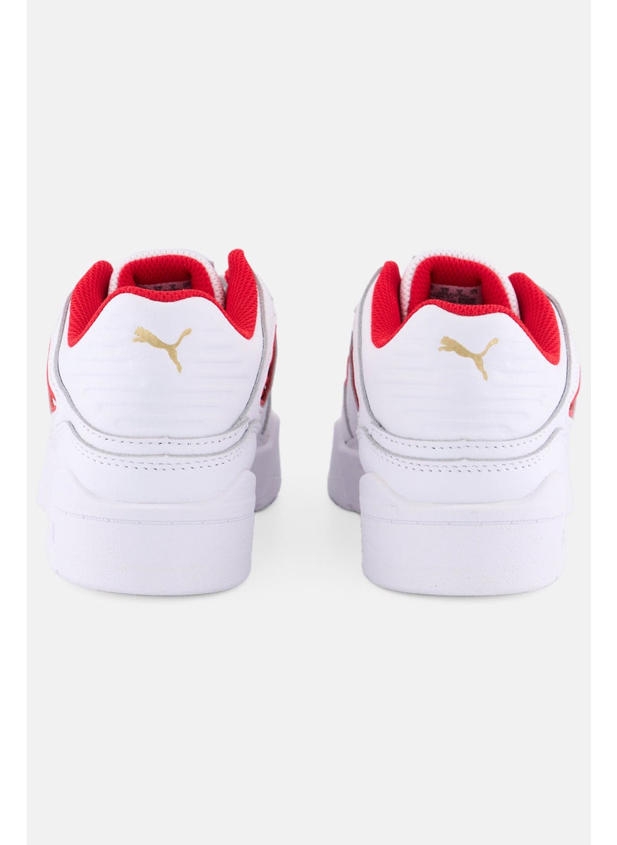 PUMA Kids Boy Slipstream Everywhere Lace Up Sports Shoes, White  - Image 3